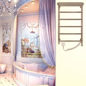 Полотенцесушитель электрический Магия-Э с полкой 50-80, 70 вт (К-кнопка, Справа) - фото 735581601