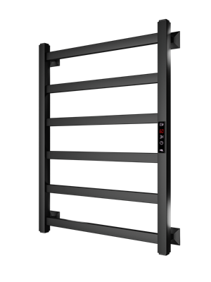 Полотенцесушитель электрический Клэр Гранд 50-70, 185 вт (К-ЖК панель, Слева, Чёрный матовый) - фото 735604530