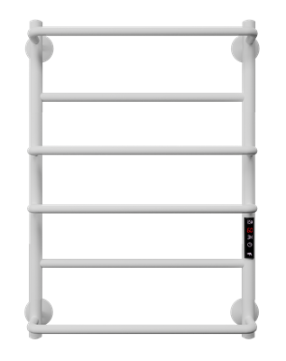 Полотенцесушитель электрический Сага Гранд 50-65, 165 вт (К-ЖК панель, Слева, Белый матовый) - фото 735604587