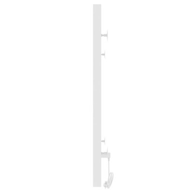 Полотенцесушитель электрический Профиль 50-80 (терморегулятор, белый, справа) - фото 737223923