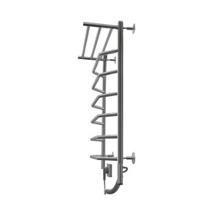 Полотенцесушитель электрический Флоран-Э с полкой 40-74 (К-кнопка, белый, слева, 60 вт) - фото 737253261