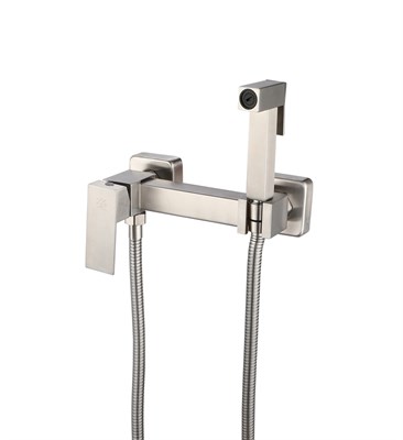 Гигиенический душ со смесителем РМС SUS129-6-2 Нержавеющая сталь - фото 737253343