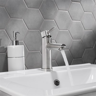 Смеситель для раковины РМС SUS124-001F Нержавеющая сталь - фото 737253403