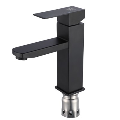 Смеситель для раковины РМС SUS125BL-001F Черный - фото 737253432
