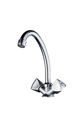 Смеситель для кухни РМС SL119-271 двуручковый - фото 737253486