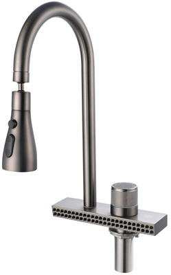 Смеситель для кухни РМС SUS130PVD-017F-2 из нержавеющей стали с PVD покрытием - фото 737253606