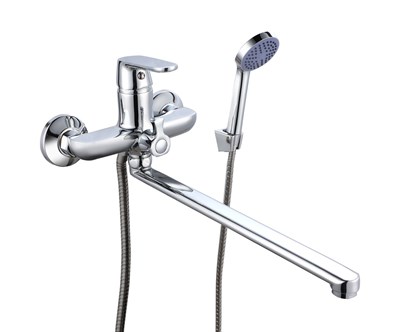 Смеситель для ванны с душем РМС SL123-006E Хром - фото 737253691