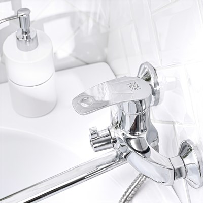 Смеситель для ванны с душем РМС SL85-006E Хром - фото 737253772