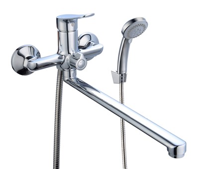 Смеситель для ванны с душем BOOU B8290-18F универсальный Латунь - фото 737253877