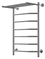Полотенцесушитель электрический Флоран-Э с полкой 40-74, 60 вт (К-кнопка, Справа)