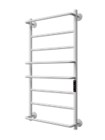 Полотенцесушитель электрический Сага Гранд 50-80, 180 вт (К-ЖК панель, Справа, Белый матовый)